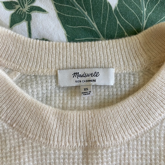100% Cashmere Madewell Sweater Striped - Picture 3 of 4